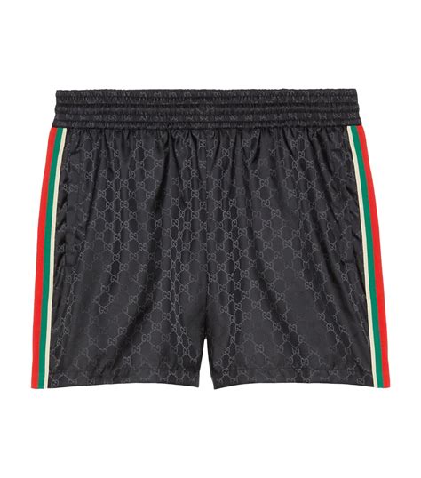 gucci jacquard swim shorts red|Gucci one piece bathing suit.